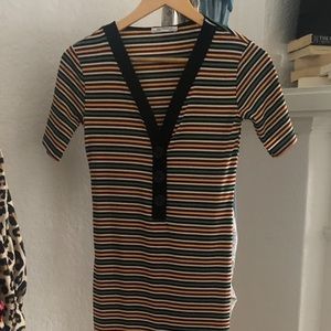 Striped Midi Dress